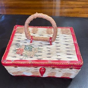 6x5x2,5” sewing box, vintage, made in Japan